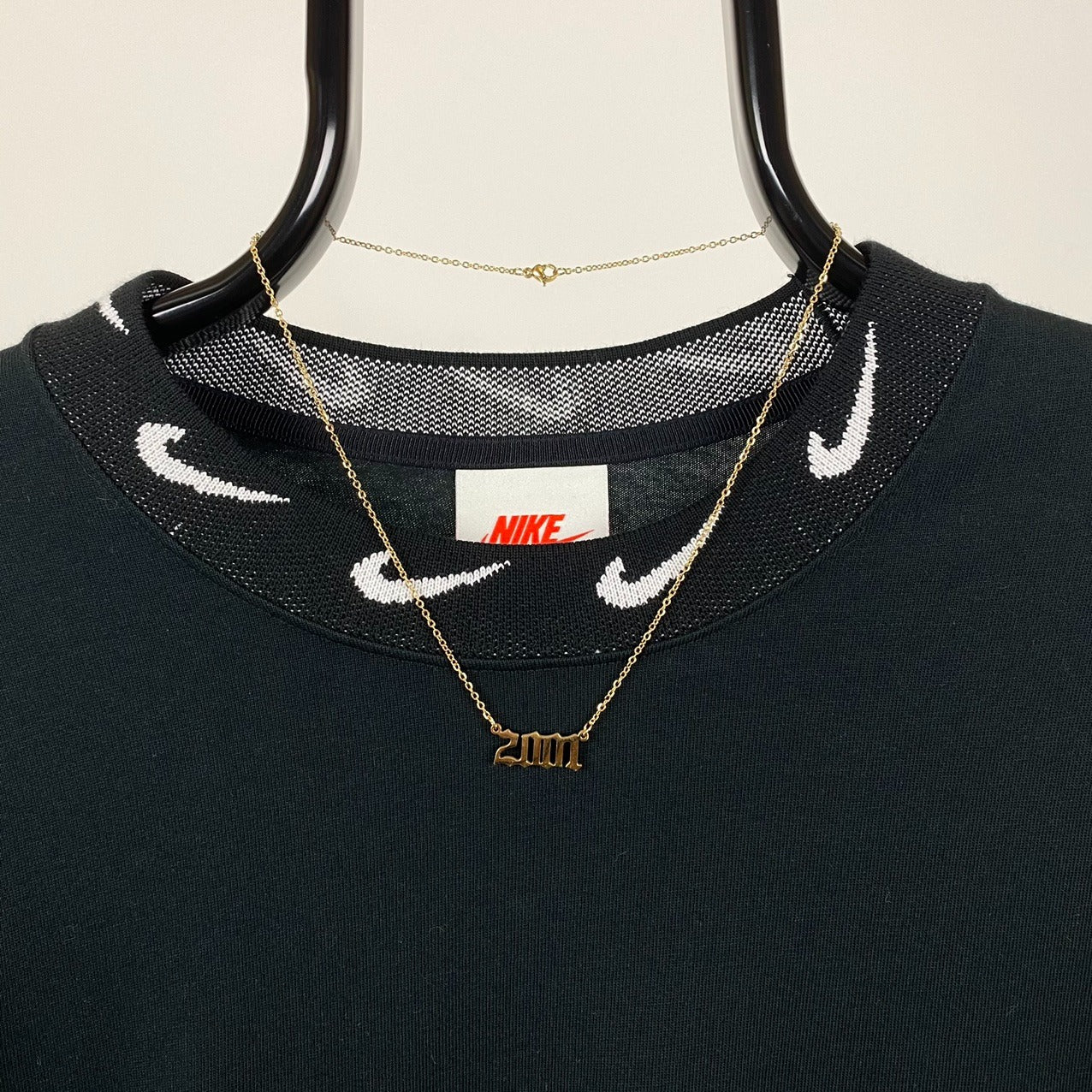 2001 Birth Year Necklace Chain Gold