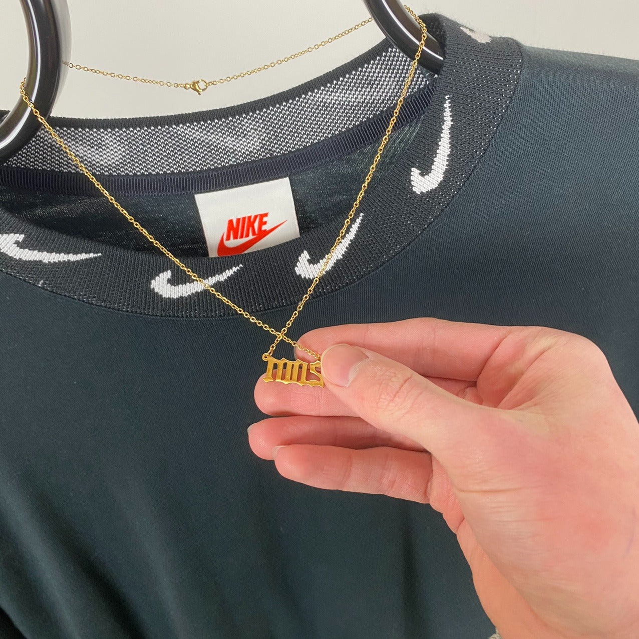 2001 Birth Year Necklace Chain Gold