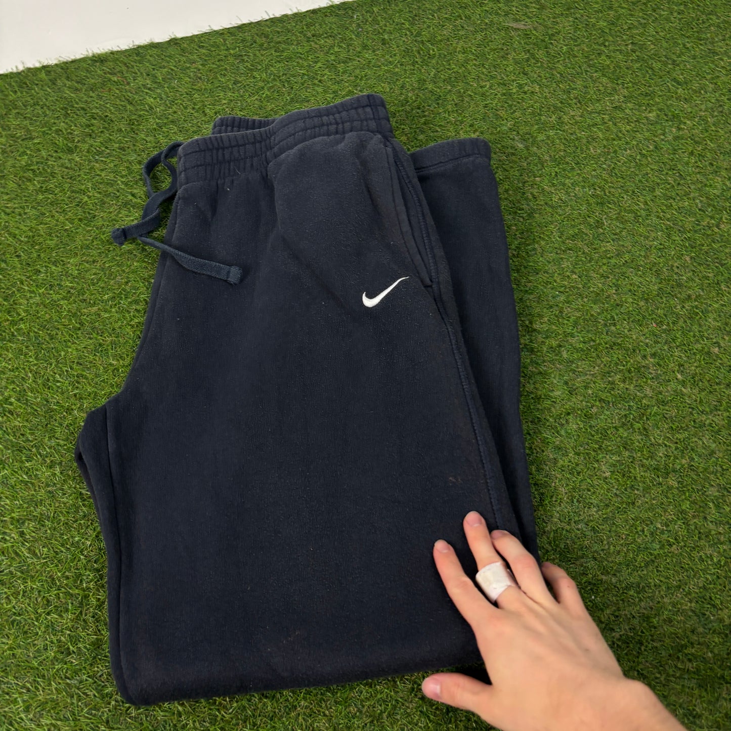00s Nike Wide Leg Cotton Joggers Blue XL