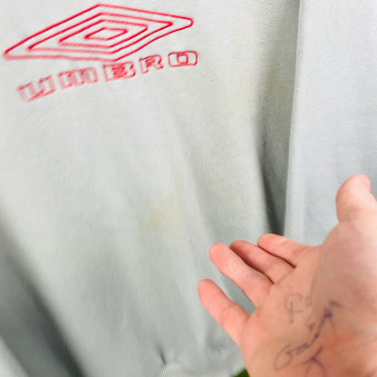 Retro Umbro Sweatshirt Blue Large