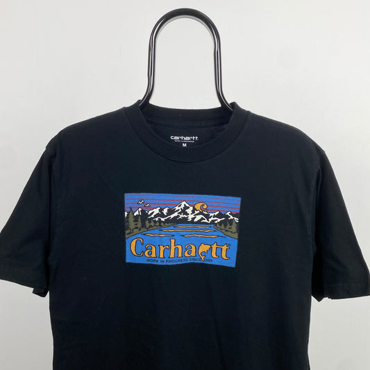 Retro Carhartt T-Shirt Black Medium