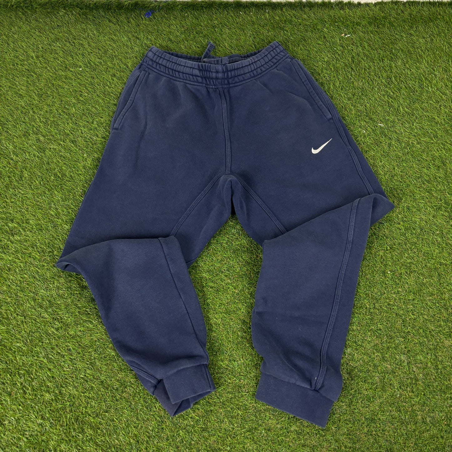 00s Nike Cotton Sweatshirt + Joggers Set Blue Medium