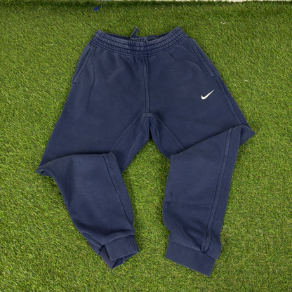 00s Nike Cotton Sweatshirt + Joggers Set Blue Medium