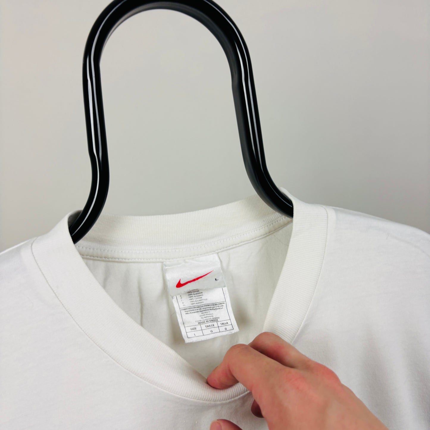 90s Nike Air T-Shirt White Large