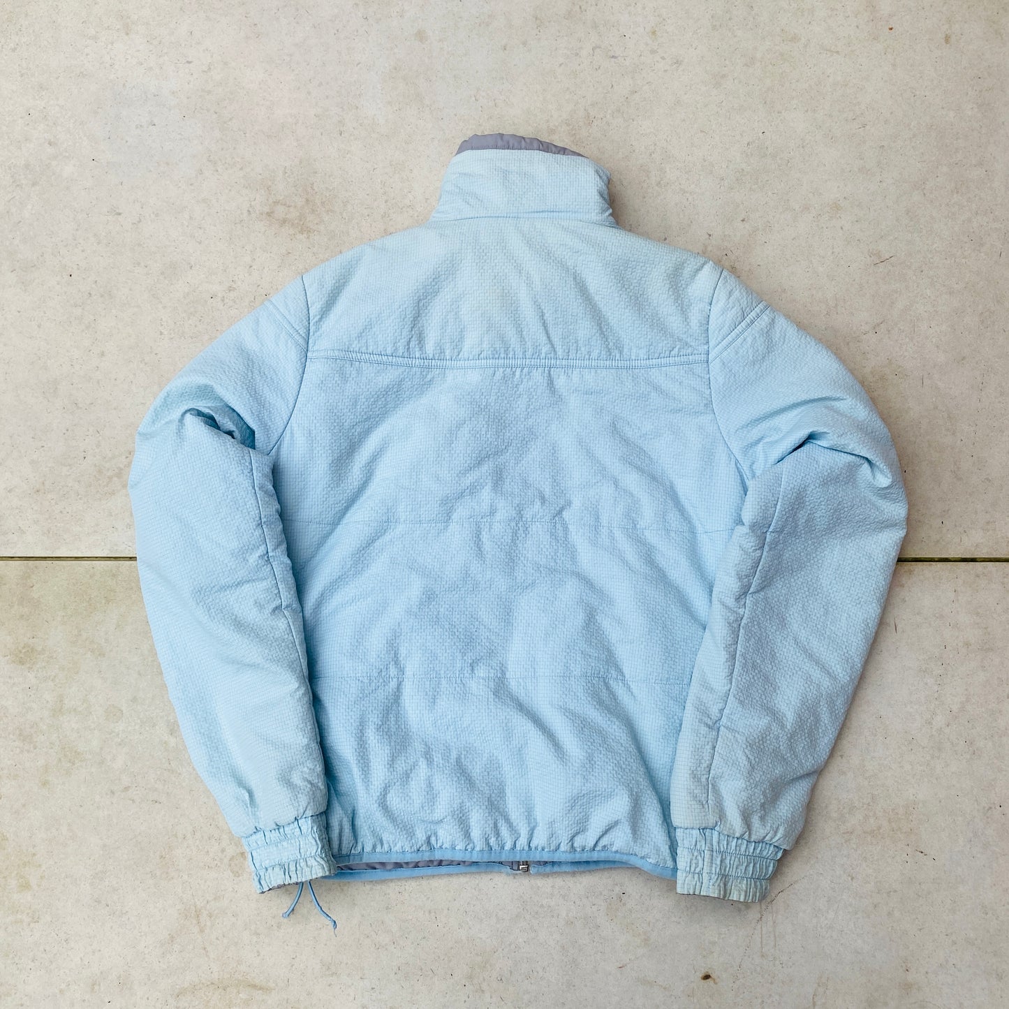 00s Nike Reversible Puffer Jacket Baby Blue Grey Medium