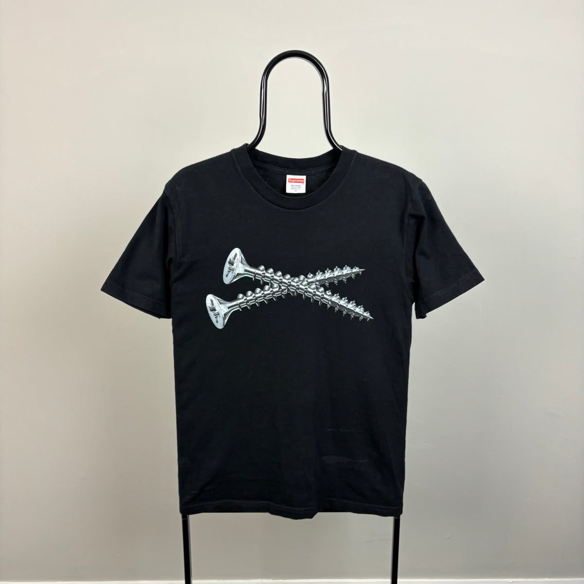 00s Supreme Screw T-Shirt Black Small