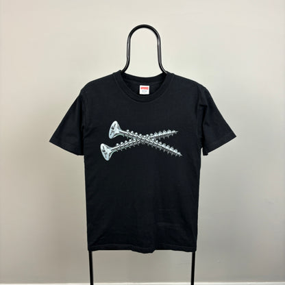 00s Supreme Screw T-Shirt Black Small