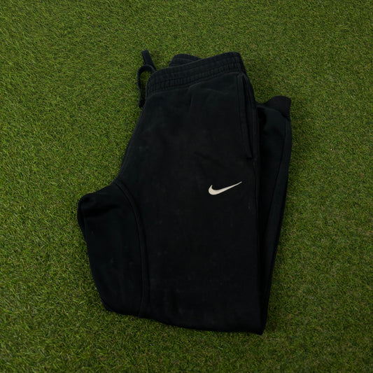 00s Nike Wide Leg Cotton Joggers Black XS