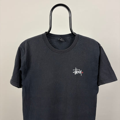 90s Nike Stussy T-Shirt Black Medium