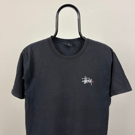 90s Nike Stussy T-Shirt Black Medium