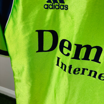 90s Adidas Fulham Football Shirt T-Shirt Green Small