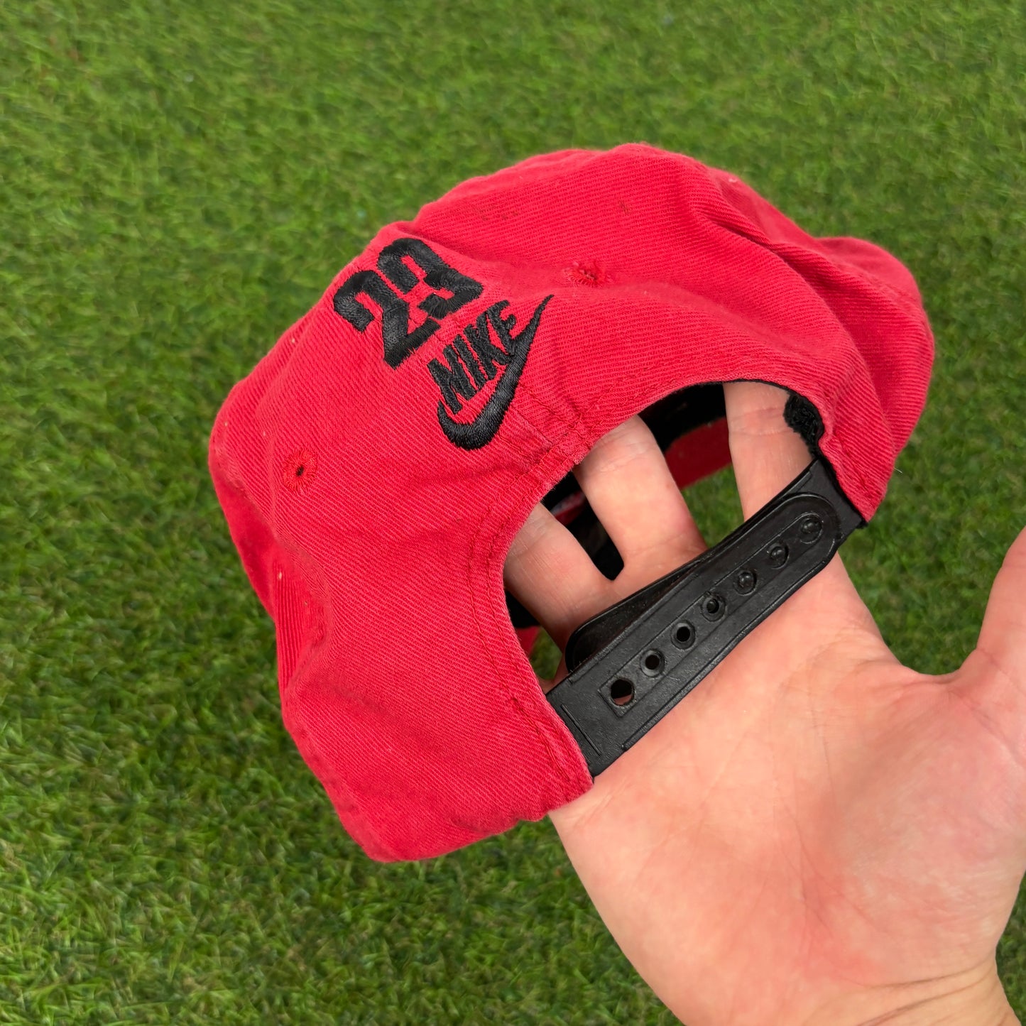 90s Nike Air Jordan Hat Red
