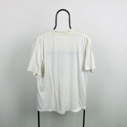 90s Nike Crest T-Shirt White Medium