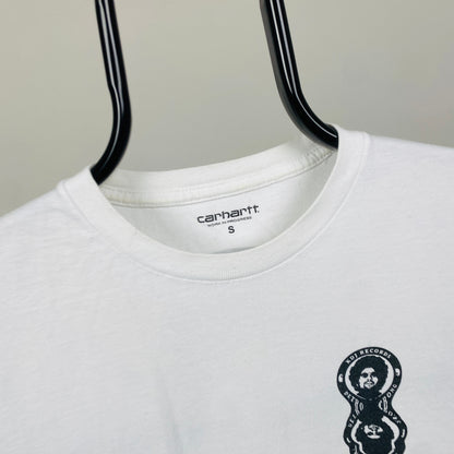 00s Carhartt KDJ Records T-Shirt White Small