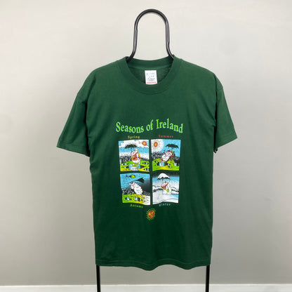 00s Ireland Seasons T-Shirt Green Medium
