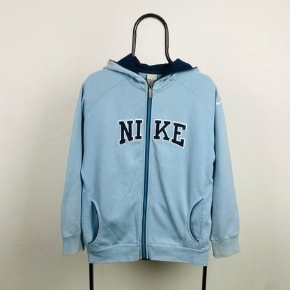 00s Nike Zip Hoodie Baby Blue Small