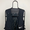 00s Nike Running Vest Gilet Jacket Black Small