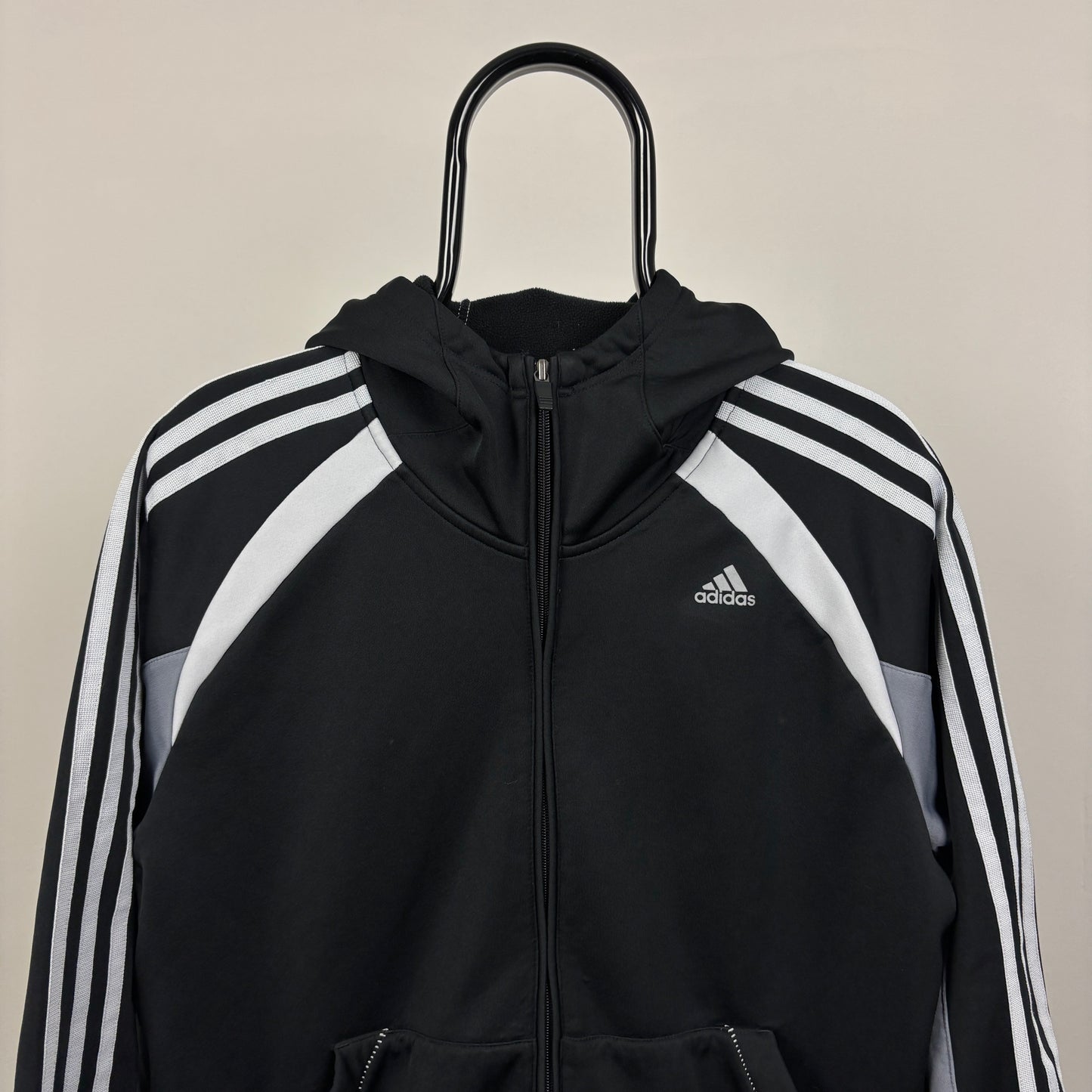 00s Adidas Clima365 Hoodie Black Large