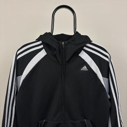 00s Adidas Clima365 Hoodie Black Large