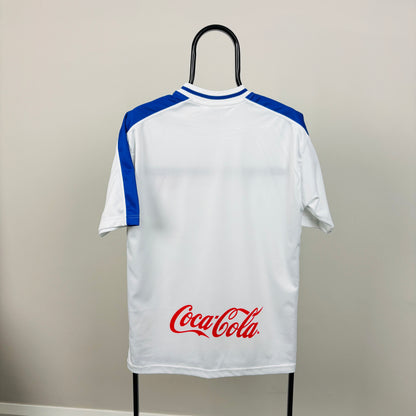 90s Puma Italy Football Shirt T-Shirt White Medium