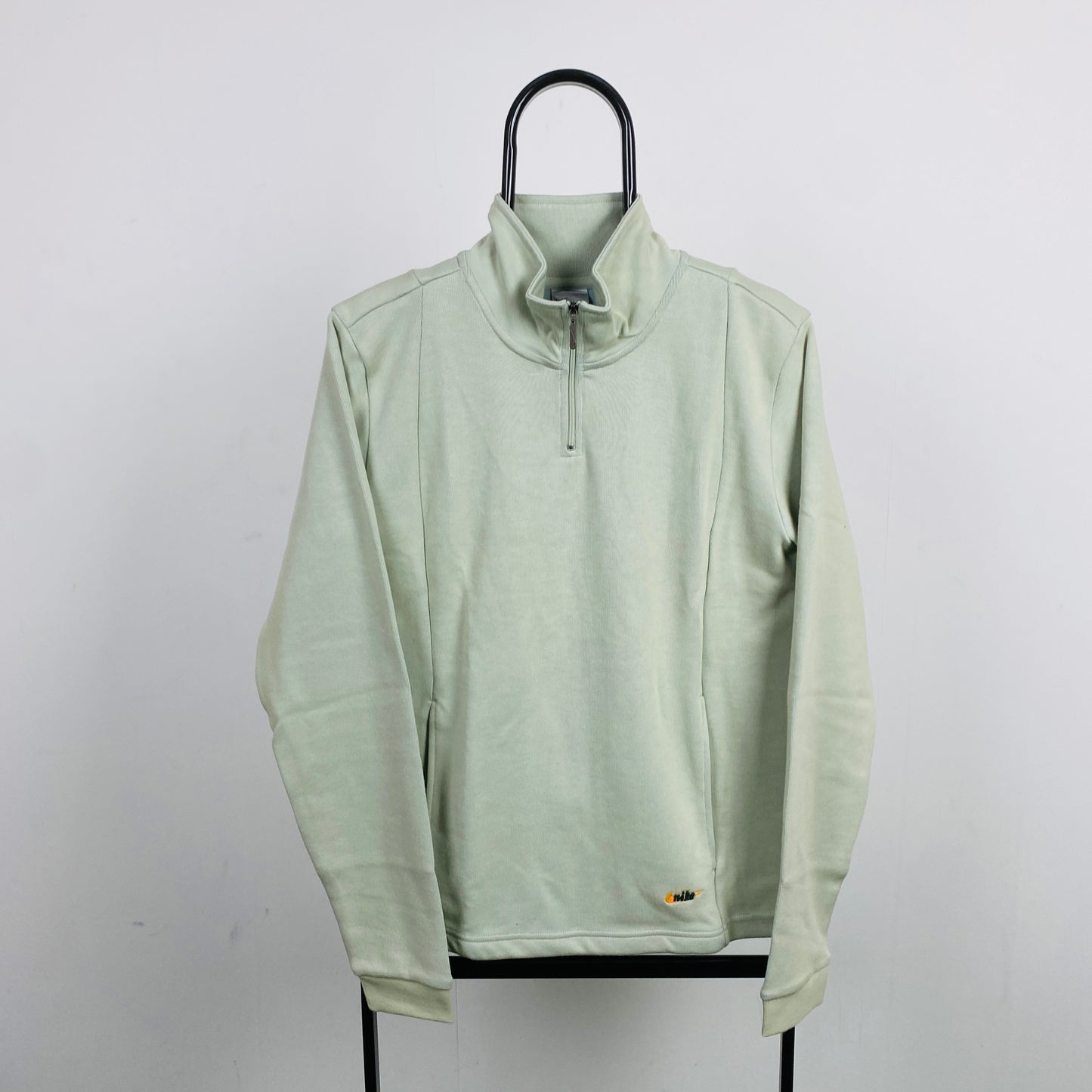 00s Nike 1/4 Zip Sweatshirt Grey Small