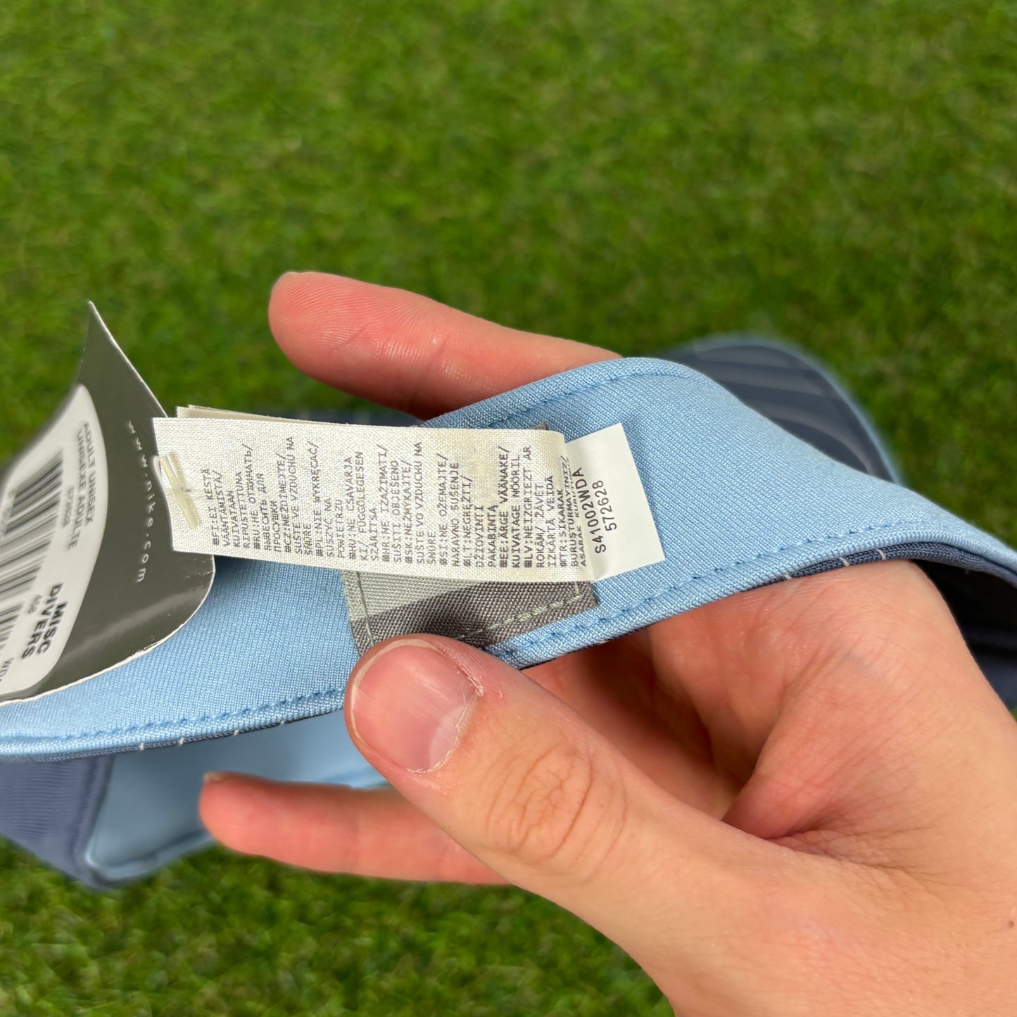 00s Nike Air Max Visor Hat Blue