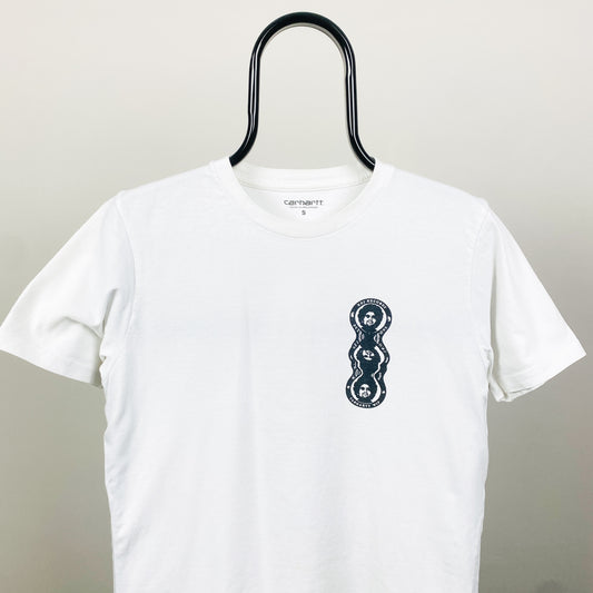 00s Carhartt KDJ Records T-Shirt White Small