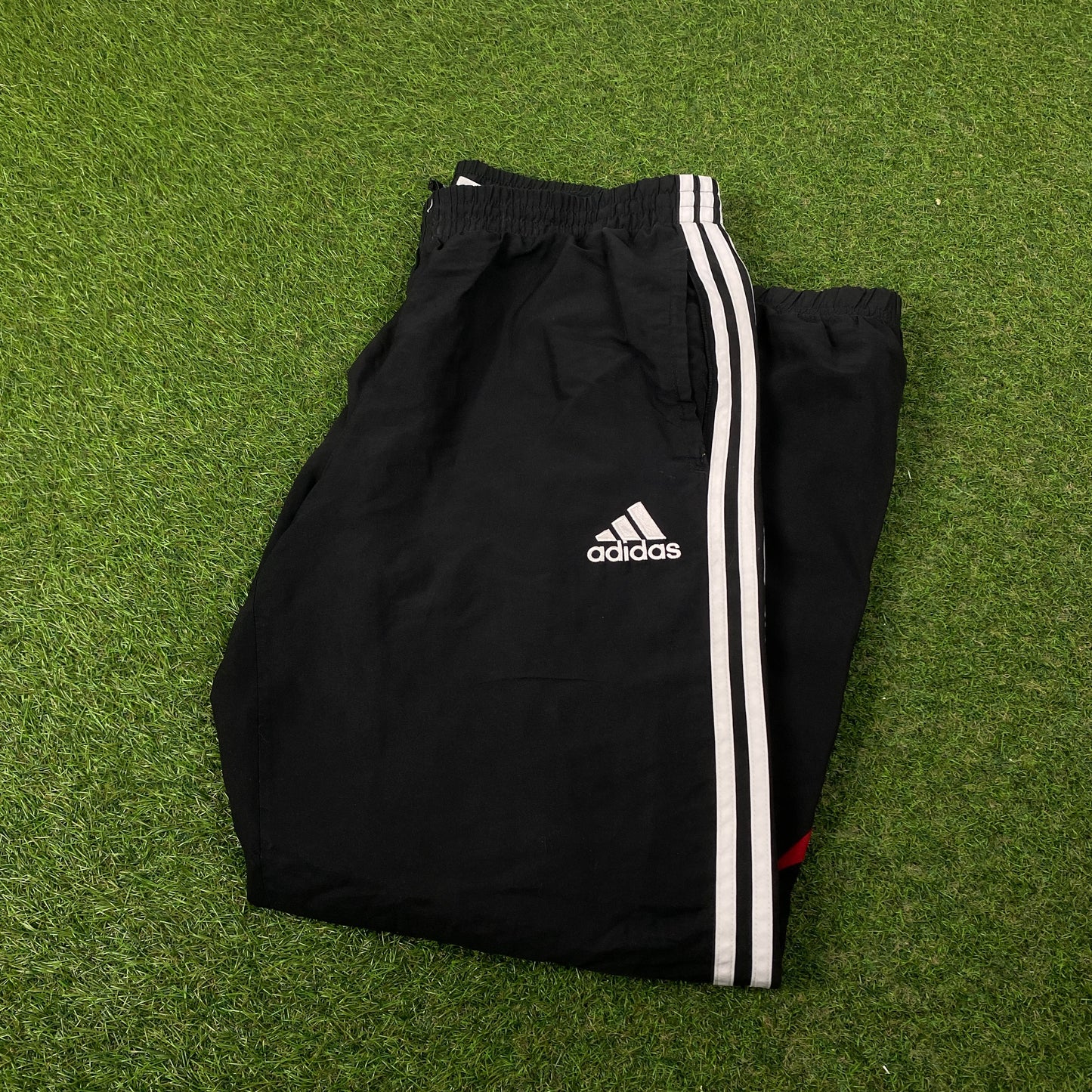 00s Adidas Piping Joggers Black Medium