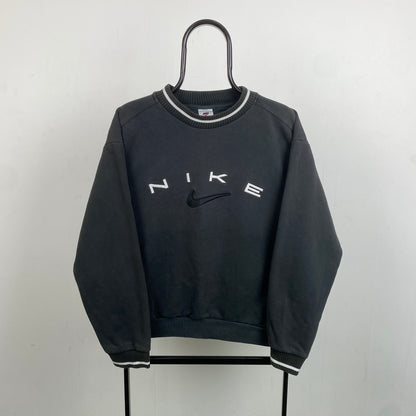 90s Nike Sweatshirt Black Small