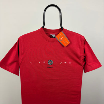 90s Nike Town Berlin T-Shirt Red XS