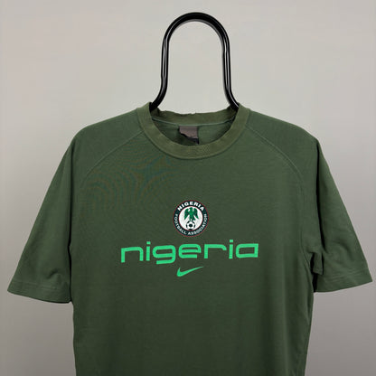 00s Nike Nigeria T-Shirt Green Small