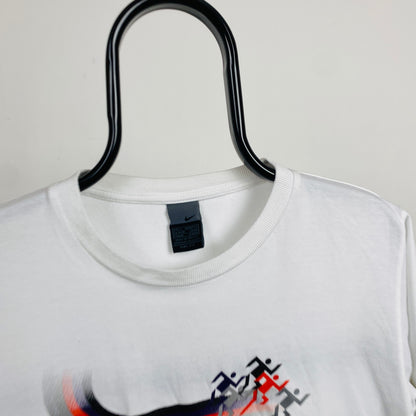 00s Nike Dri-Fit Running T-Shirt White Small