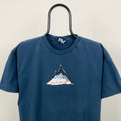 90s Nike ACG T-Shirt Blue Large