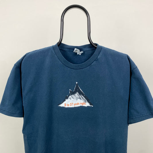 90s Nike ACG T-Shirt Blue Large