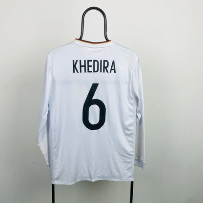 Retro Germany Khedira Fan Football Shirt T-Shirt White Large