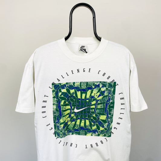 90s Nike Challenge Court T-Shirt White Large