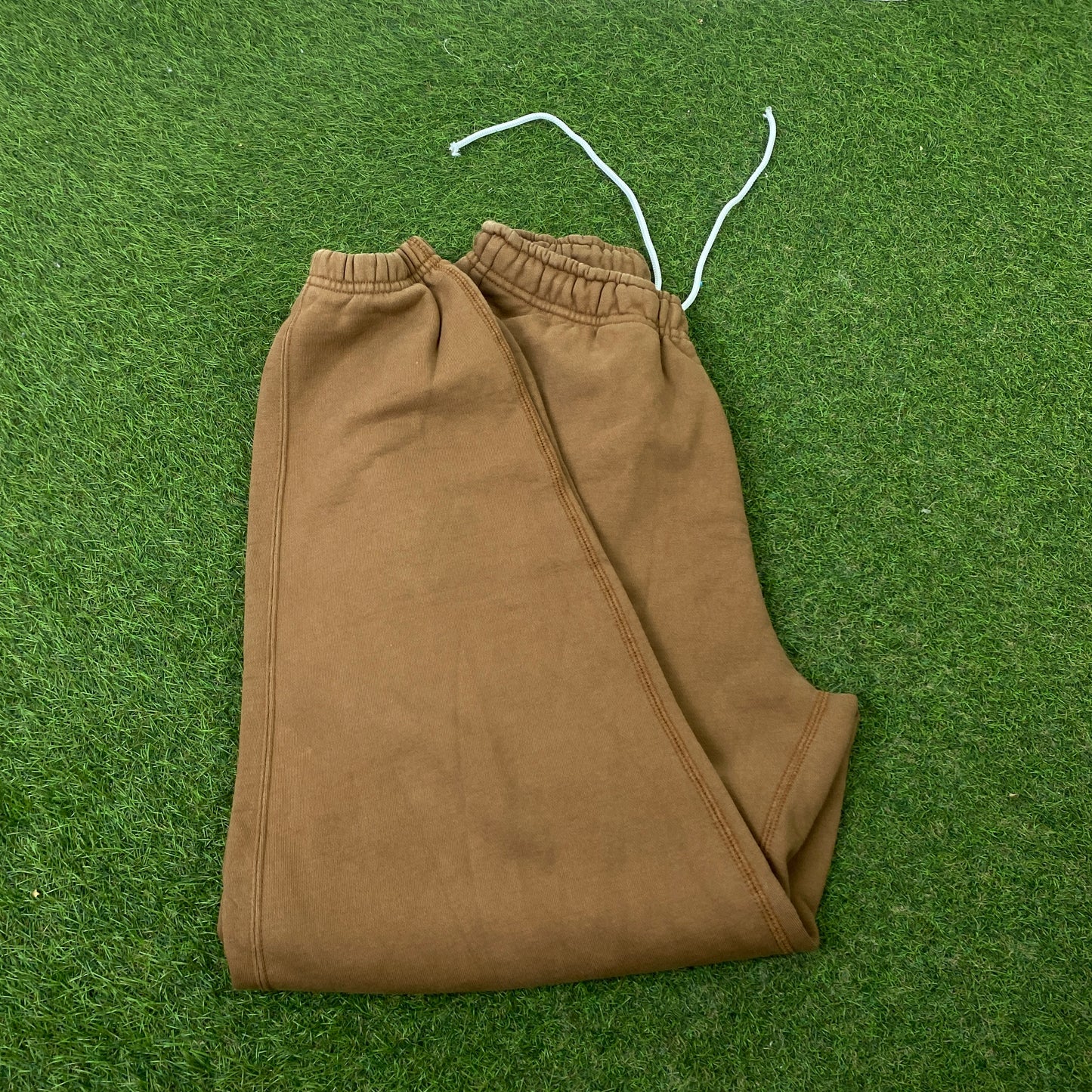 00s Nike NRG Cotton Joggers Brown Small