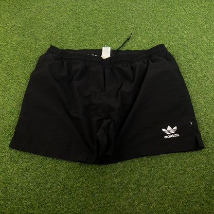 90s Adidas Trefoil Shorts Black XL