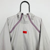 00s Nike Side Winder Windbreaker Jacket Grey Large