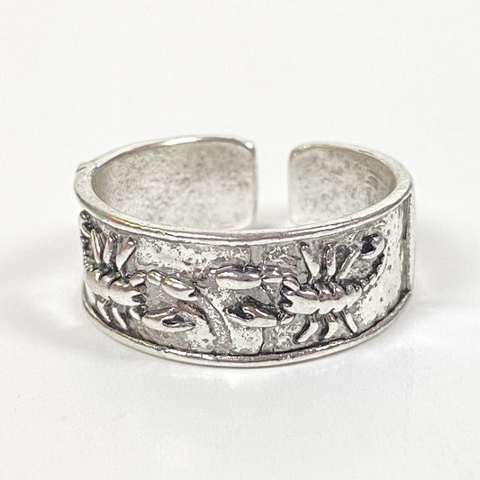 Retro Adjustable Scorpion Ring Silver