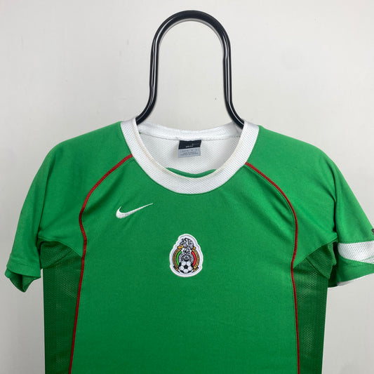 00s Nike Mexico Football Shirt T-Shirt Green Medium