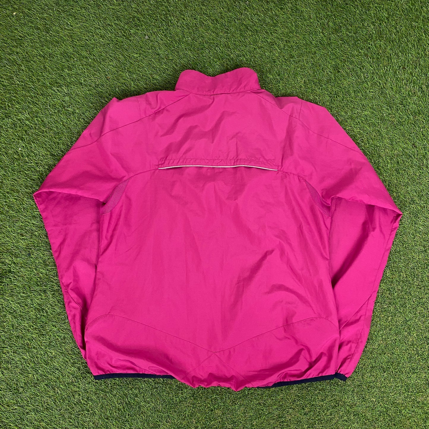 00s Nike Piping Tracksuit Jacket + Joggers Set Pink Large