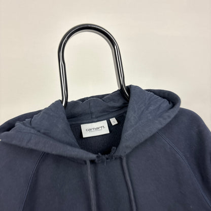 00s Carhartt Hoodie Blue Small