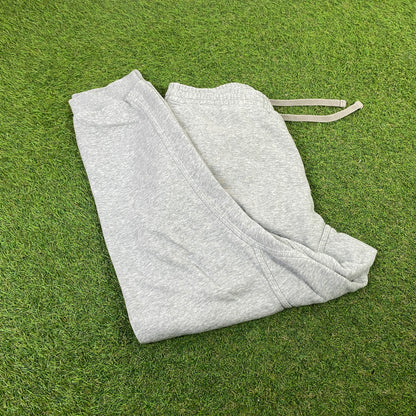 00s Nike Cotton Joggers Grey Large