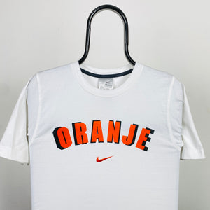 Retro Netherlands Football T-Shirt White XS