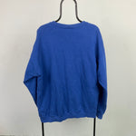 90s Nike Sweatshirt Blue Large