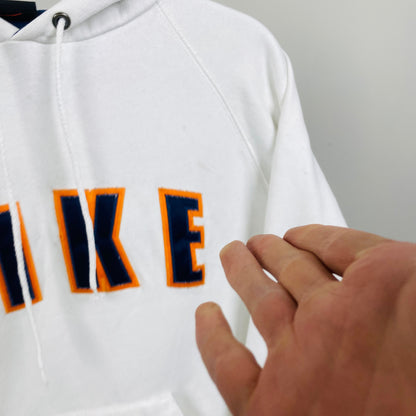 90s Nike Hoodie White Small