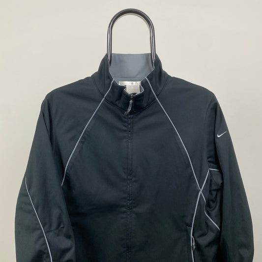 00s Nike Golf Piping Windbreaker Jacket Black Medium