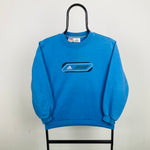 90s Adidas Sweatshirt Blue XS