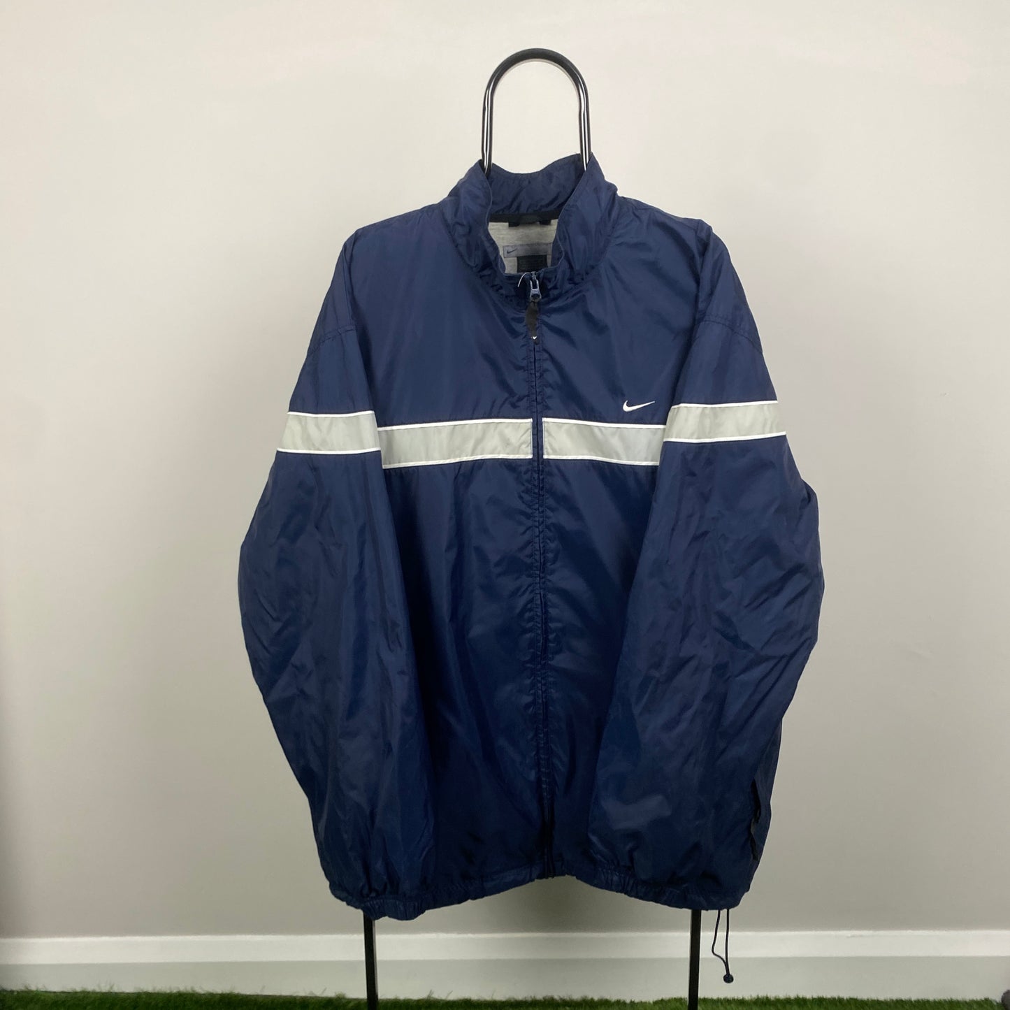 00s Nike Windbreaker Jacket Blue XL